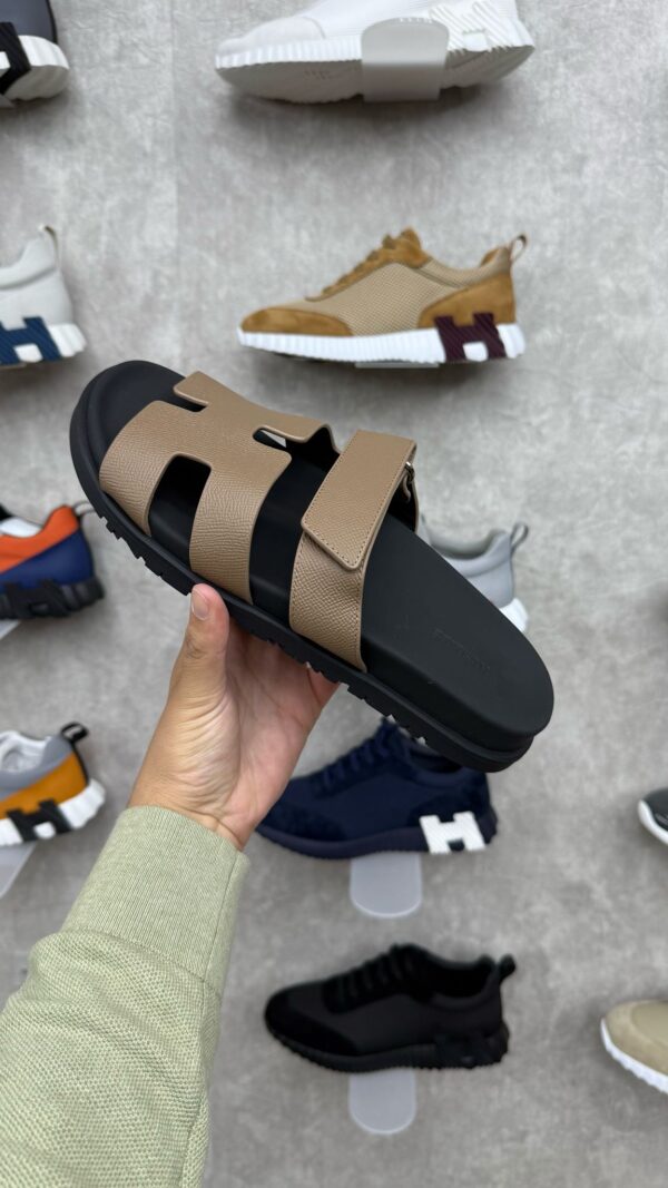 Hermes Sandalen Bruin Leer