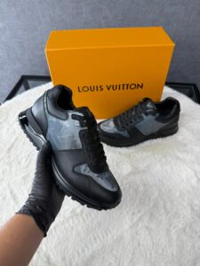 Louis Vuitton Runners Glimmend Zwart