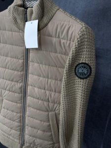 Canada Goose Cardigan Brown, Black Logo - Afbeelding 2