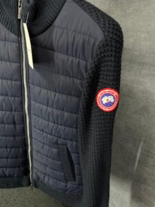 Canada Goose Cardigan Blue, Rode Logo - Afbeelding 2