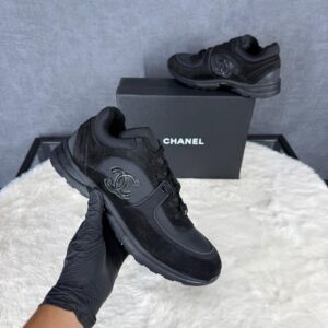Chanel Sneakers Black on Black