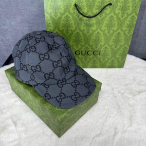 Gucci GG Ripstop Baseball Cap Grafiet
