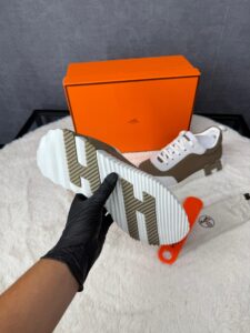 Hermes Bouncing Brown White Ribbels - Afbeelding 4