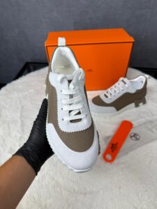 Hermes Bouncing Brown White Ribbels - Afbeelding 3