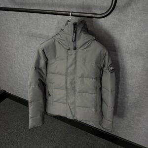 Canada Goose Mac Millan Grey, Black Logo High Quality