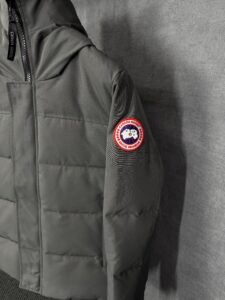 Canada Goose Mac Millan Grey, Red Logo High Quality - Afbeelding 2