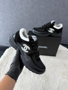 Chanel Sneakers Black White