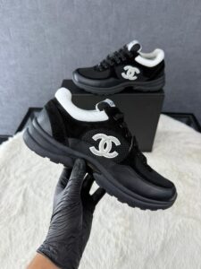 Chanel Sneakers Black White - Afbeelding 3