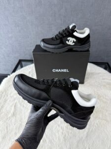 Chanel Sneakers Black White - Afbeelding 5