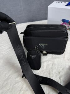 Prada Re-Nylon Saffiano Bag Black High Quality - Afbeelding 3