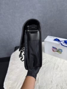 Prada Re-Nylon Bag Black Big Size High Quality - Afbeelding 3