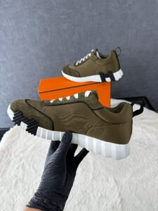 Hermes Bouncing Sneakers Khaki - Afbeelding 3