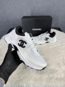 Chanel Sneakers Black White