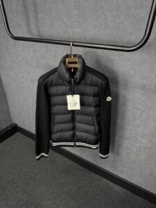 Moncler Cardigan Black, NFC LOGO