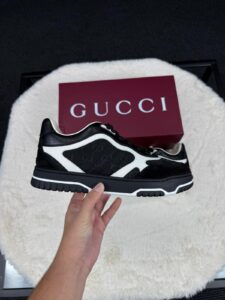 Gucci GG Re-Web Sneakers Black White - Afbeelding 5