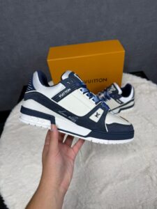 Louis Vuitton Trainers Blue White - Afbeelding 2