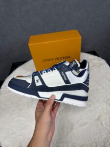 Louis Vuitton Trainers Blue White - Afbeelding 3