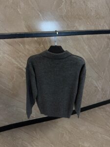 Ami Polo Sweater Grey - Afbeelding 2