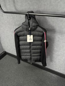 Moncler Cardigan Black, NFC LOGO