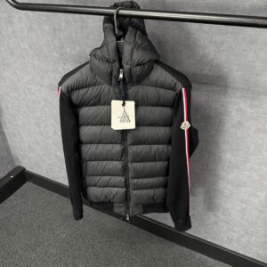 Moncler Cardigan Black, NFC LOGO