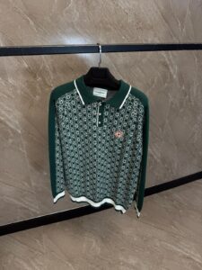 Casablanca Polo Sweater Green