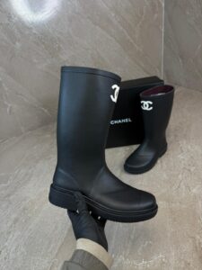 Chanel Dames Laarzen Zwart - Afbeelding 2