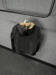 Burberry Reversible Windbreaker Black High Quality - Afbeelding 2