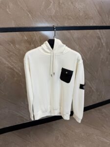 Christian Dior x Stone Island White Hoodie