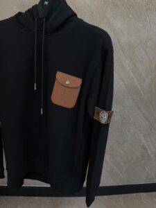 Christian Dior x Stone Island Black Hoodie - Afbeelding 2