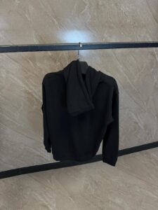 Christian Dior x Stone Island Black Hoodie - Afbeelding 3