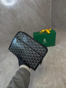 Goyard Jouvence Toilet Bag Black / Grey Bag High Quality