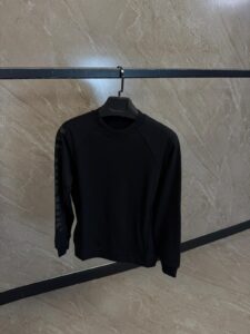 Jacquemus Sweater Black, Arm Letters