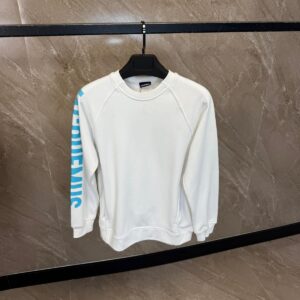 Jacquemus Sweater White, Arm Letters