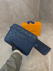 Louis Vuitton Trio Messenger Dark Blue Bag High Quality
