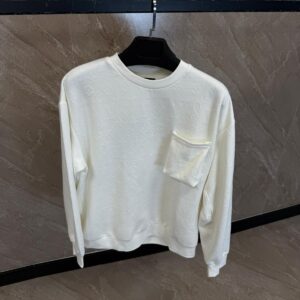 Louis Vuitton Monogram Sweater White, Pocket
