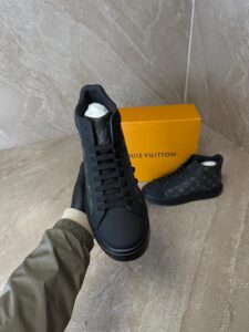 Louis Vuitton High Top Trainer Black Monogram - Afbeelding 5