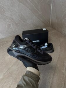 Chanel Sneakers Black Daily Iridescent/purple Accent - Afbeelding 2