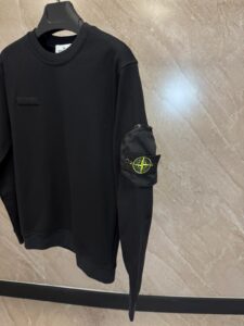 Stone Island Sweater Black Pocket - Afbeelding 2